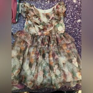 #32 Watercolored toddler dress